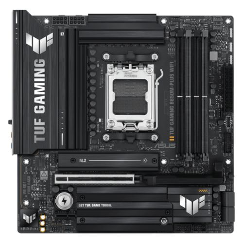 ASUS TUF GAMING B850M-PLUS WIFI AM5 Micro ATX Motherboard DDR5 PCIe 5.0 ASUS TUF GAMING B850M-PLUS WIFI AM5 Micro ATX Motherboard DDR5 PCIe 5.0